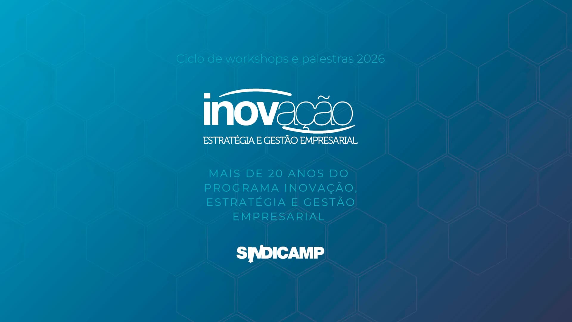 Capa do evento Inovação, Estratégia e Gestão Empresarial